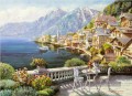 mt034 impressionistisches Mittelmeer Szene